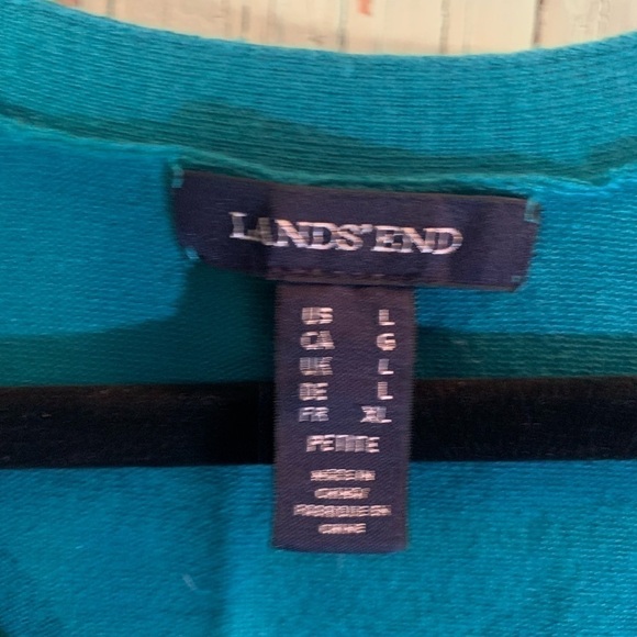 Women’s LandsEnd Teal CAT cardigan Size Large. Preloved Good Condition - Picture 2 of 4